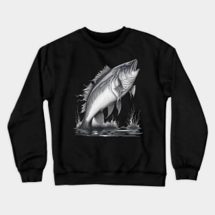 Largemouth Bass Fishing Crewneck Sweatshirt